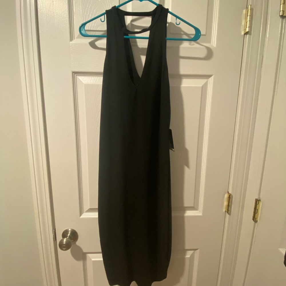 Black express keyhole dress